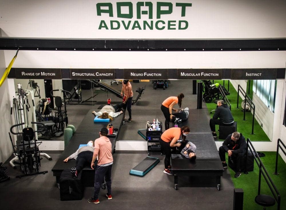 ADAPT Advanced area: multiple specialists working with neuro-recovery clients